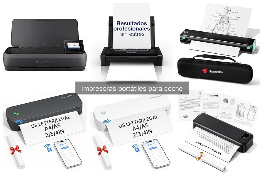 Impresoras Portátiles para Coche: ¿Qué Son y Cómo Funcionan?