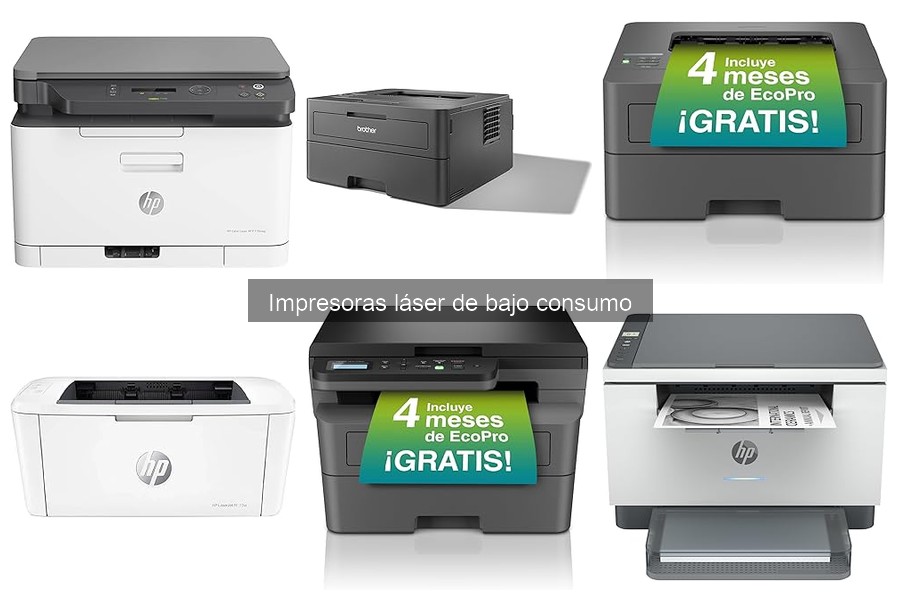 Instalación fácil de impresoras láser de bajo consumo
