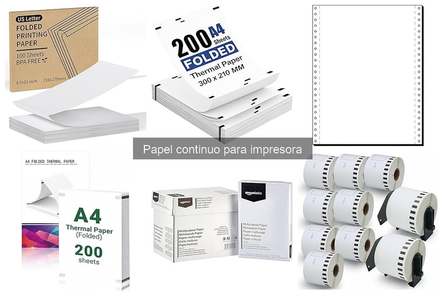 Instrucciones para Instalar Papel Continuo en la Impresora
