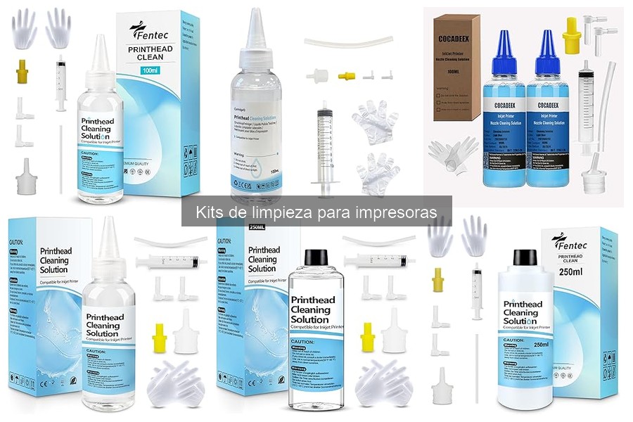 Instrucciones para Usar un Kit de Limpieza de Impresoras