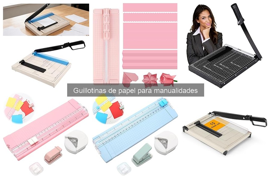 Instrucciones para usar una guillotina de papel efectivamente