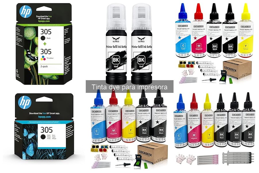 ¿La tinta dye es compatible con tu impresora? Guía esencial