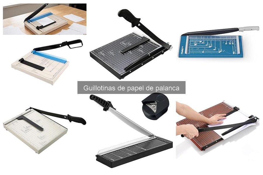 Mantenimiento adecuado para guillotinas de papel de palanca