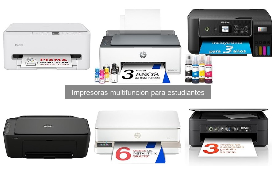 Mantenimiento anual de impresoras multifuncionales para estudiantes