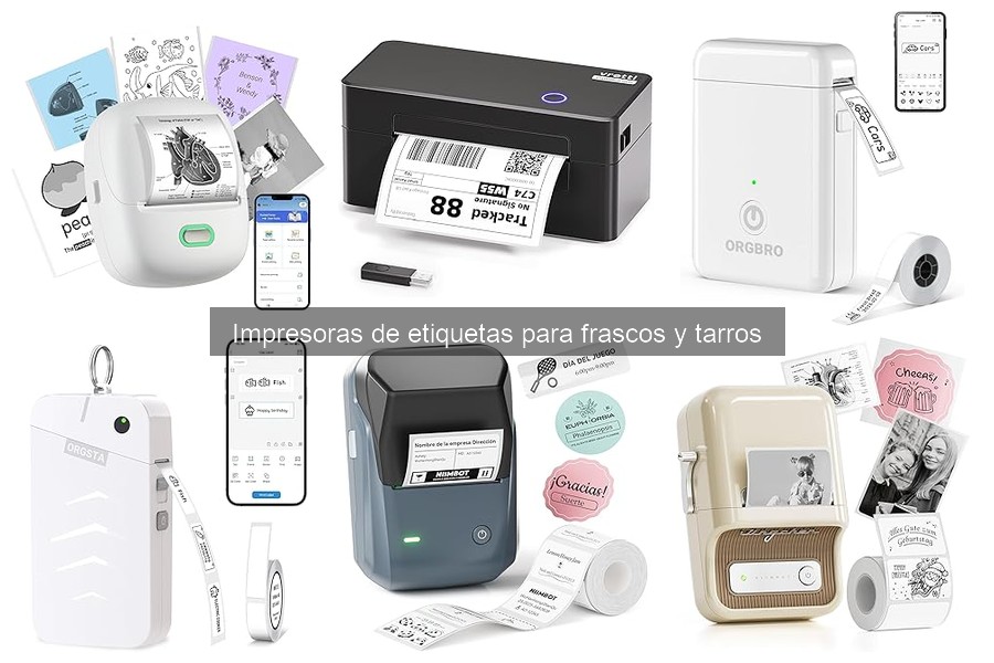 Mantenimiento de Impresoras de Etiquetas para Frascos y Tarros