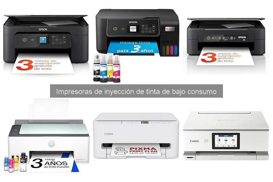 Mantenimiento de impresoras de inyección de tinta de bajo consumo