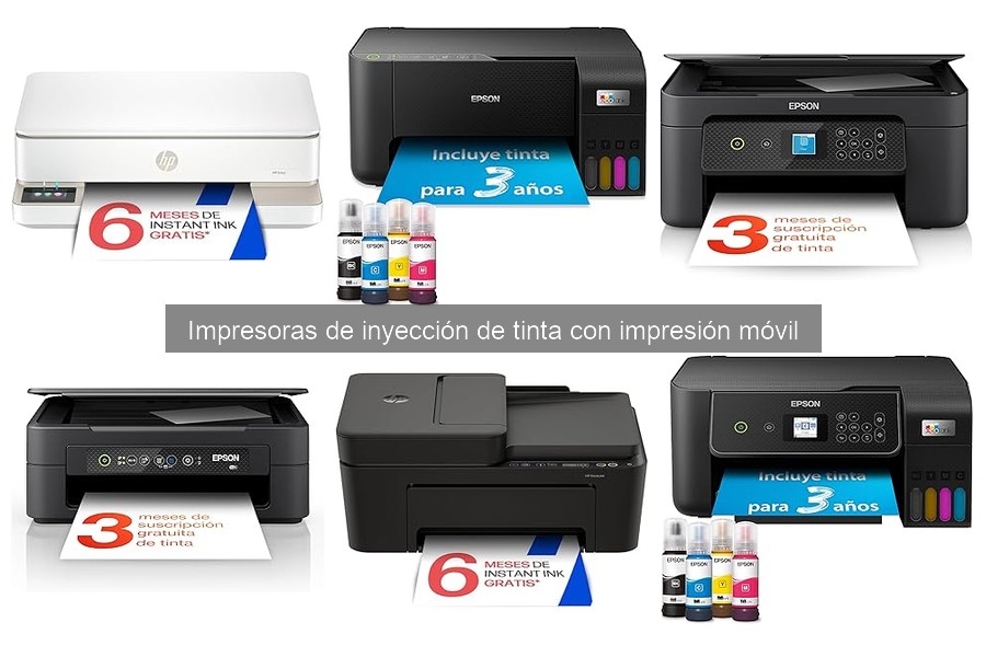 Mantenimiento de impresoras de inyección de tinta móvil