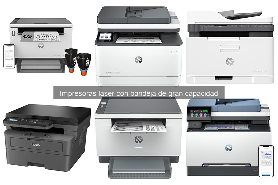 Mantenimiento de Impresoras Láser con Bandeja de Gran Capacidad