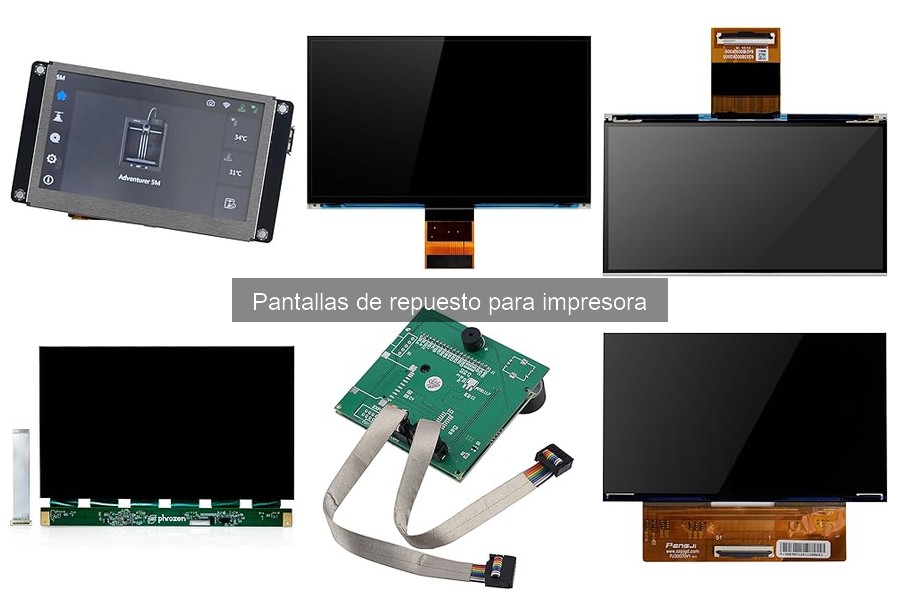 Mantenimiento de Pantallas de Repuesto para Impresoras