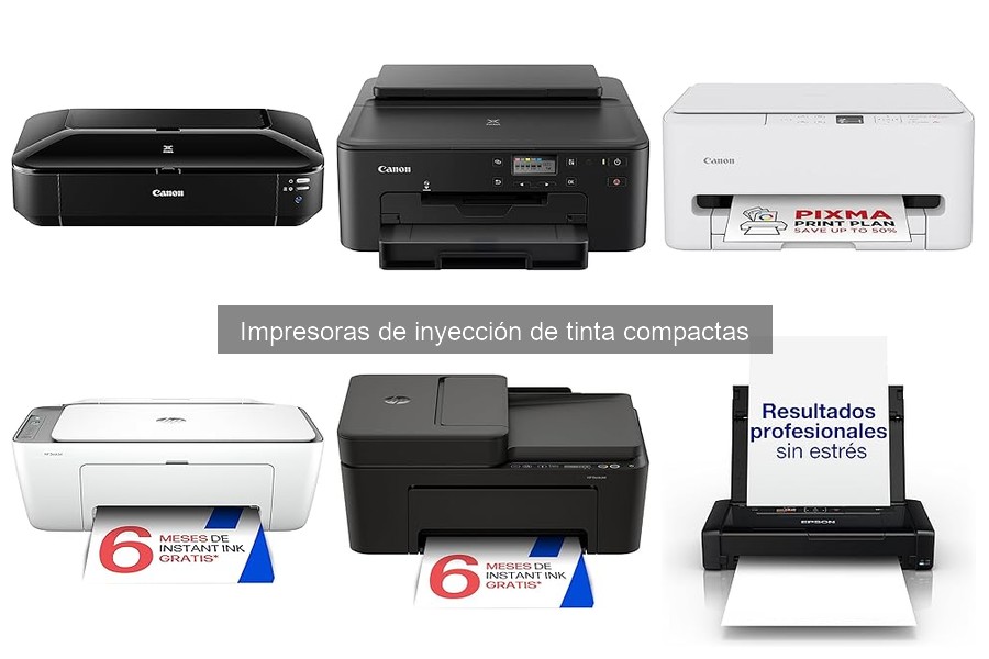 Mantenimiento eficaz de impresoras de inyección de tinta compactas