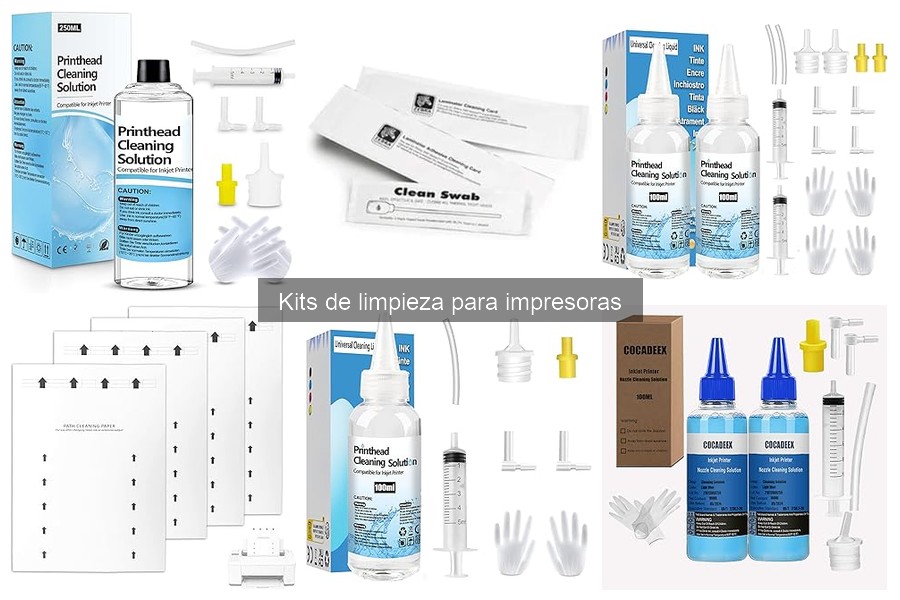 Mantenimiento Preventivo de Impresoras con Kits de Limpieza