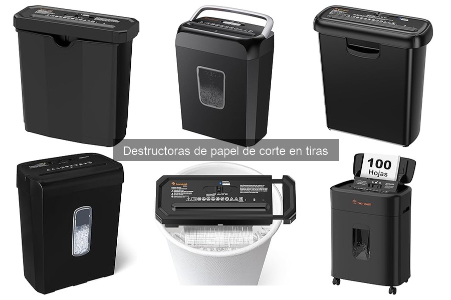 Mantenimiento y limpieza de destructoras de papel en tiras
