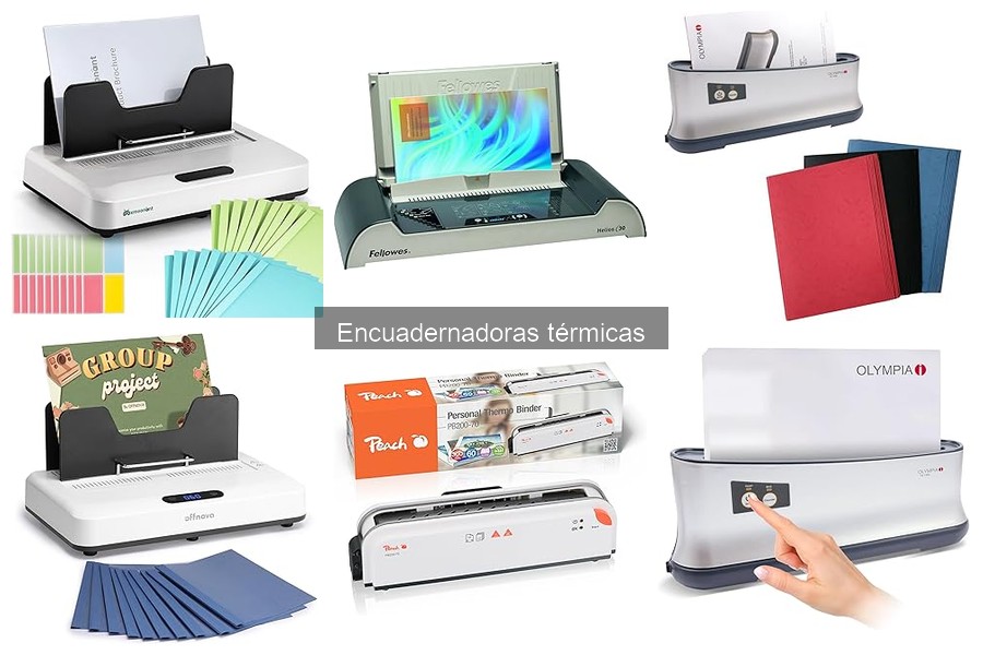 Materiales ideales para encuadernadoras térmicas