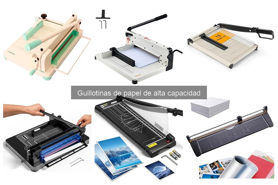 Mejores accesorios para guillotinas de papel de alta capacidad