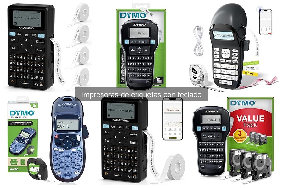 Mejores Accesorios para Impresoras de Etiquetas con Teclado