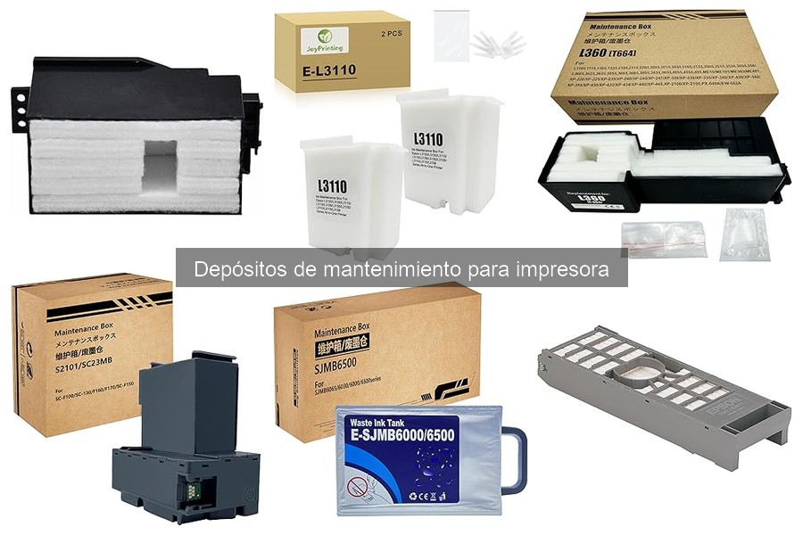 Mejores depósitos de mantenimiento para impresoras según uso