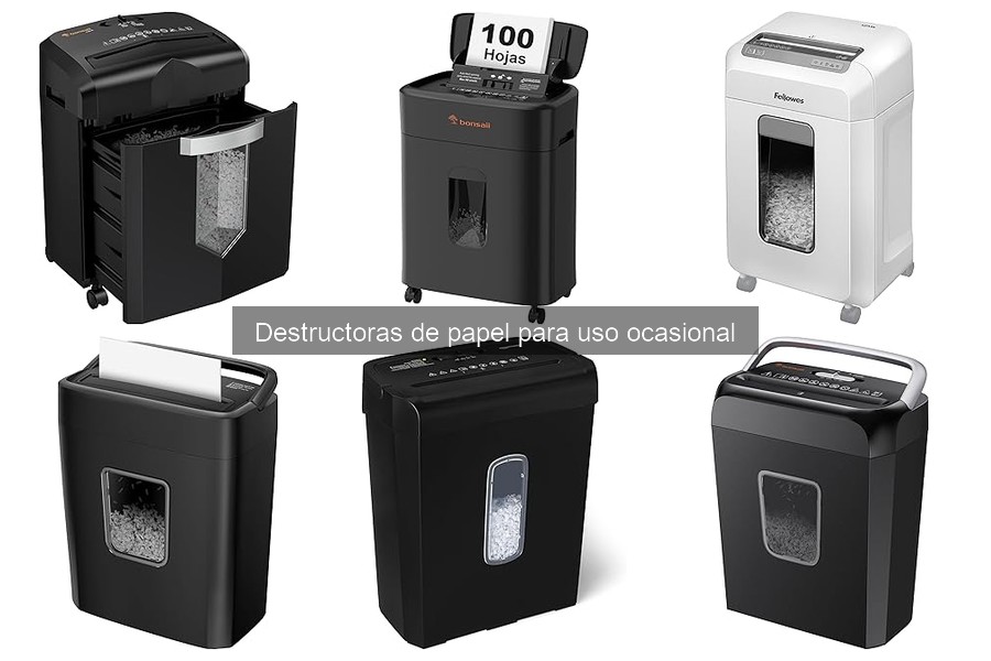 Mejores destructoras de papel para pequeñas oficinas