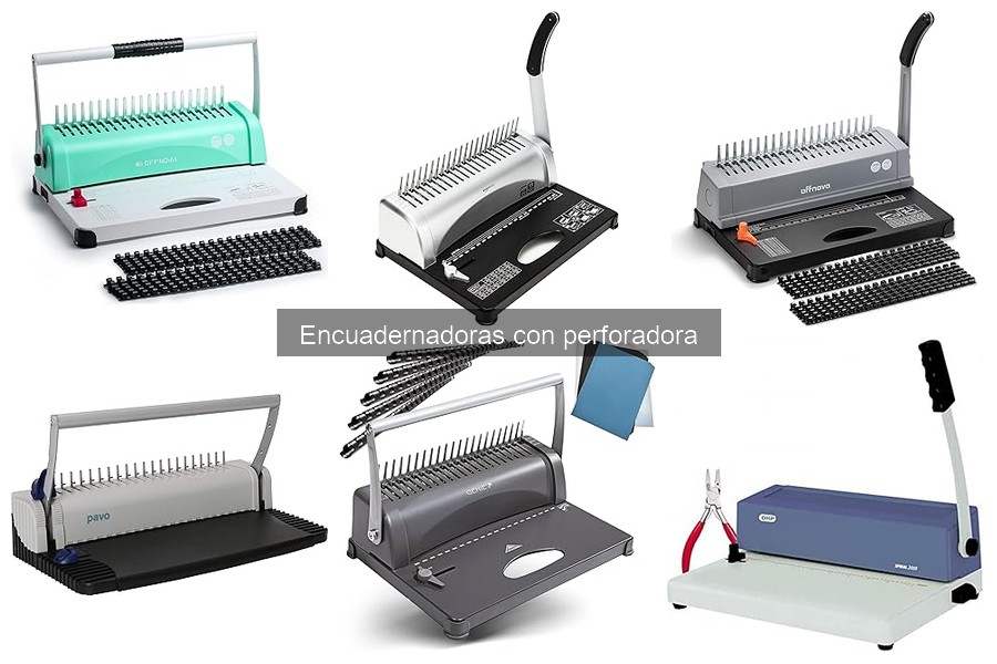 Mejores encuadernadoras con perforadora para oficinas pequeñas