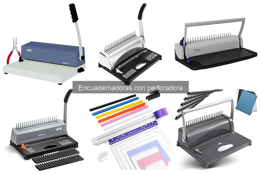 Mejores encuadernadoras con perforadora para uso en casa