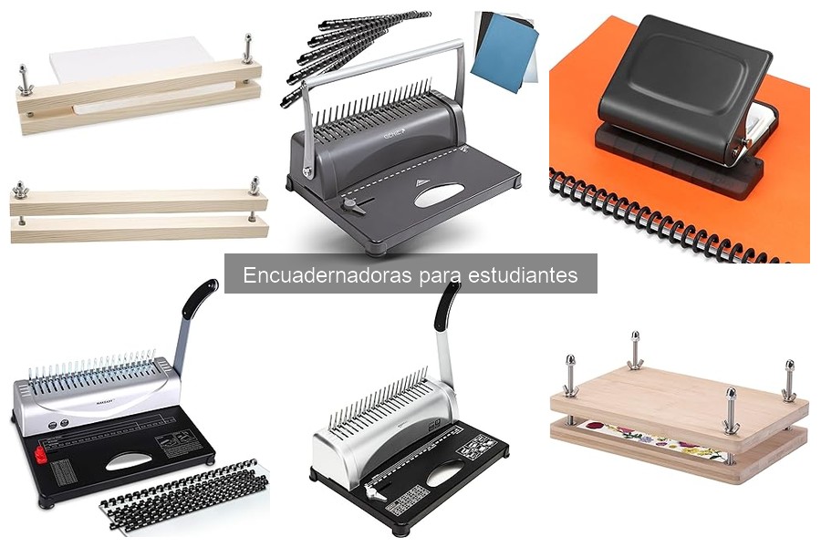 Mejores encuadernadoras para trabajos escolares comparativa