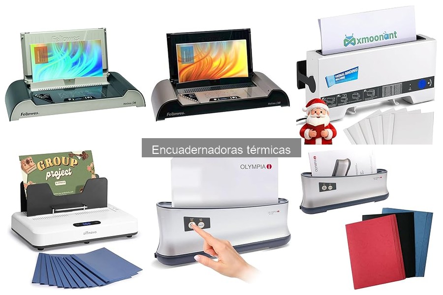 Mejores encuadernadoras térmicas para uso doméstico 2023