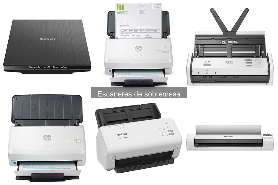 Mejores escáneres de sobremesa para oficinas pequeñas
