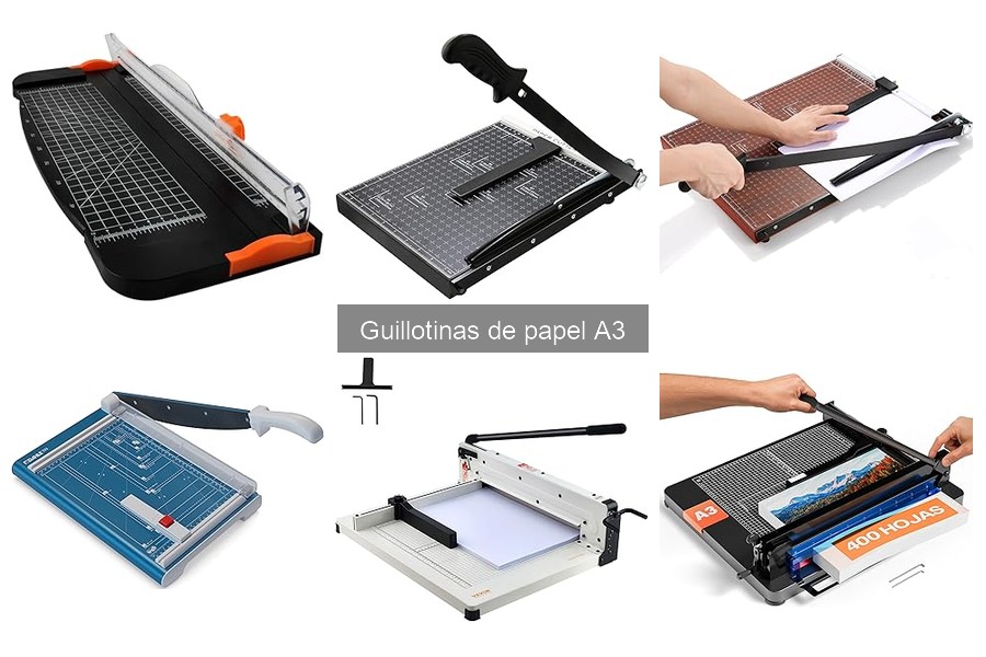 Mejores guillotinas de papel A3 para oficina en 2023