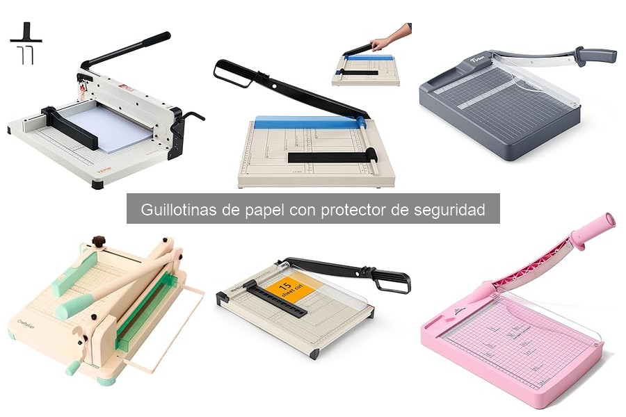 Mejores guillotinas de papel con protección para oficinas pequeñas