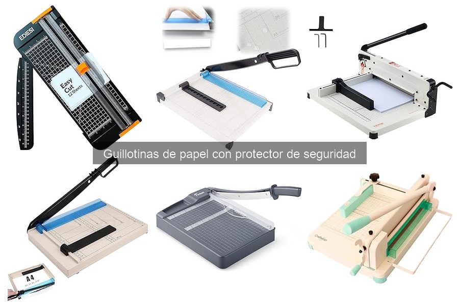 Mejores guillotinas de papel con protector de seguridad para el hogar