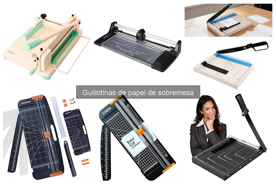Mejores guillotinas de papel de sobremesa para manualidades