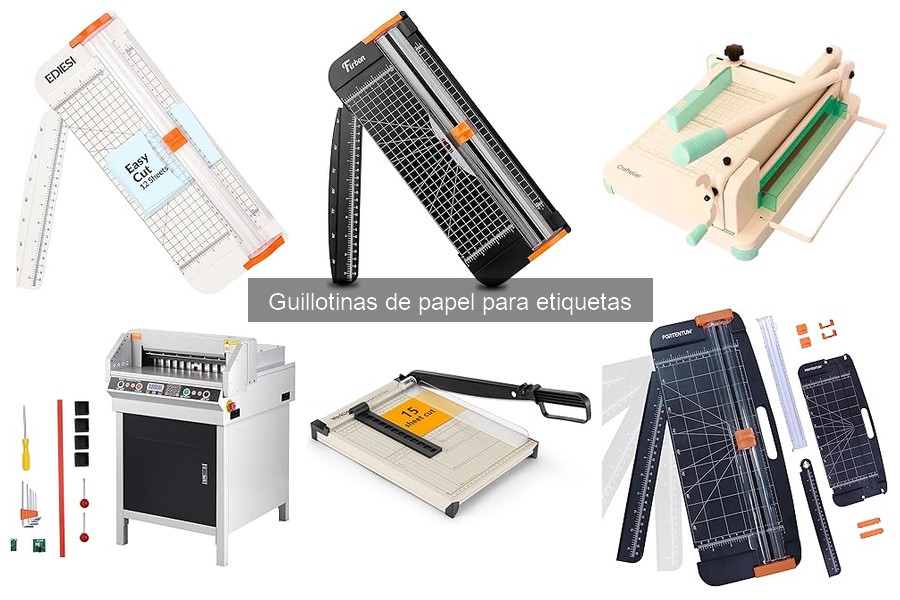 Mejores guillotinas de papel para etiquetas en 2023
