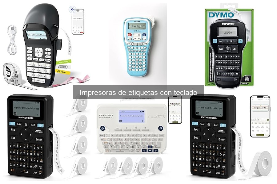Mejores impresoras de etiquetas con teclado para uso doméstico