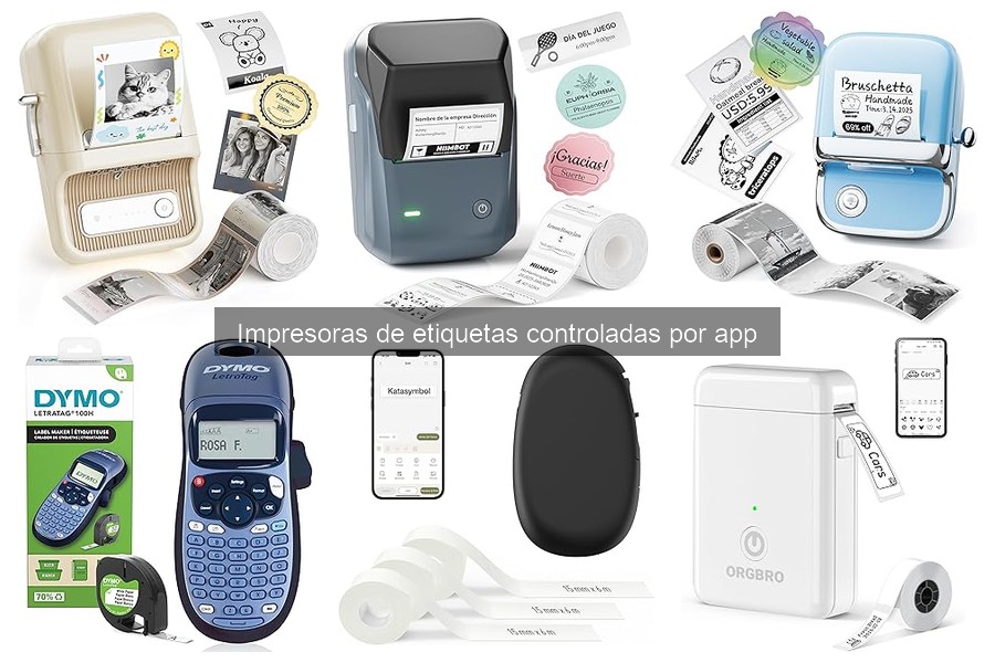 Mejores impresoras de etiquetas controladas por app para casa