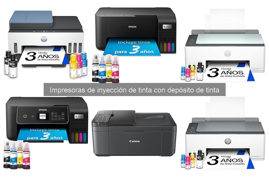 Mejores impresoras de inyección de tinta con depósito para oficinas pequeñas