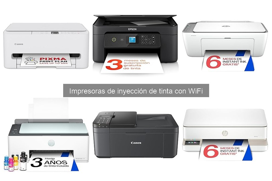 Mejores impresoras de inyección de tinta con WiFi para oficina