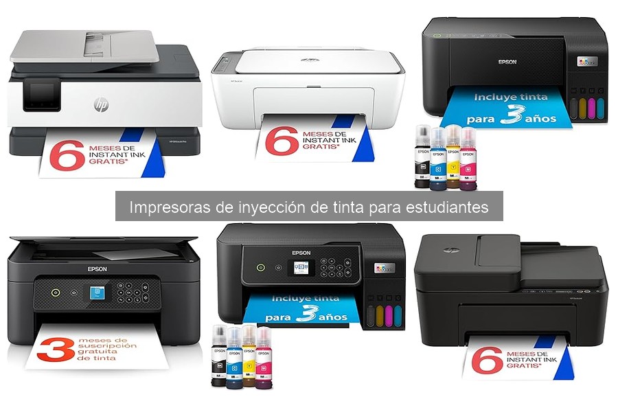 Mejores impresoras de inyección de tinta para estudiantes