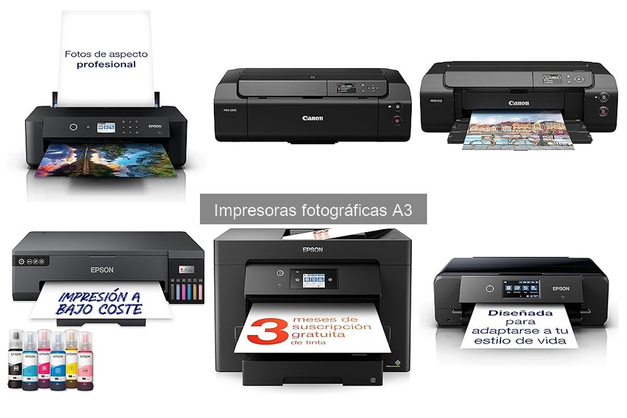 Mejores impresoras fotográficas A3 del mercado en 2023