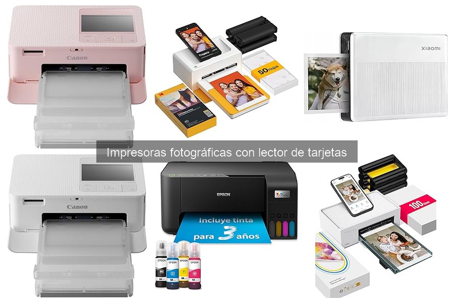 Mejores impresoras fotográficas con lector de tarjetas para profesionales