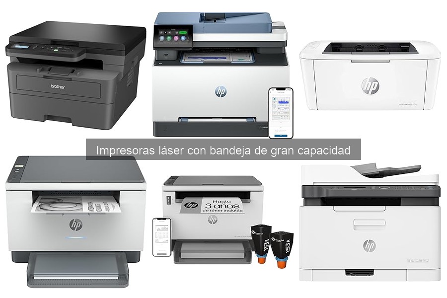 Mejores impresoras láser para oficinas pequeñas con gran capacidad