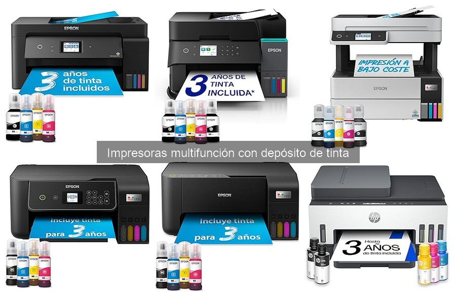 Mejores impresoras multifunción con depósito de tinta para el hogar