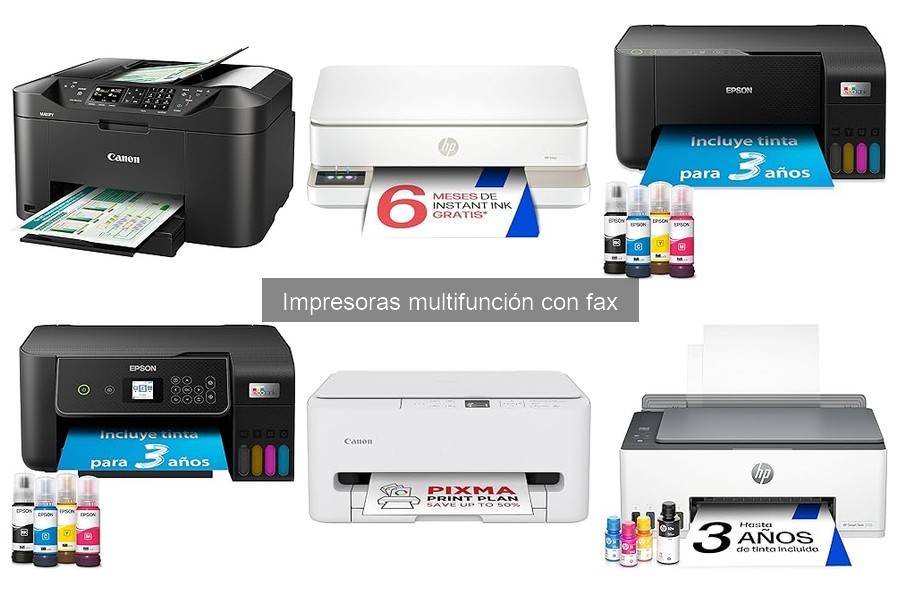 Mejores impresoras multifunción con fax para pequeñas empresas