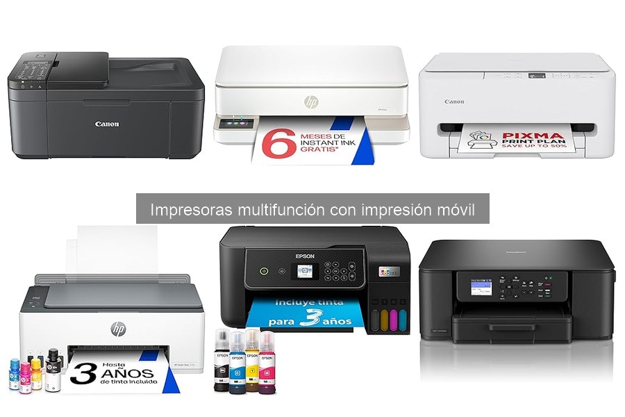 Mejores impresoras multifunción móviles para espacios pequeños