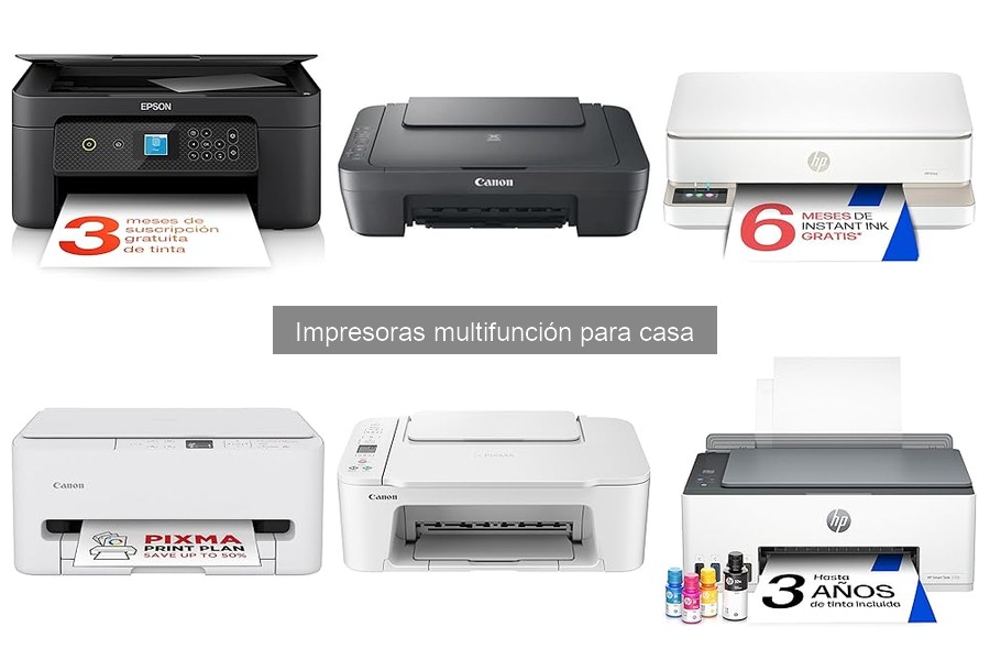 Mejores impresoras multifunción para casa: comparativa 2023