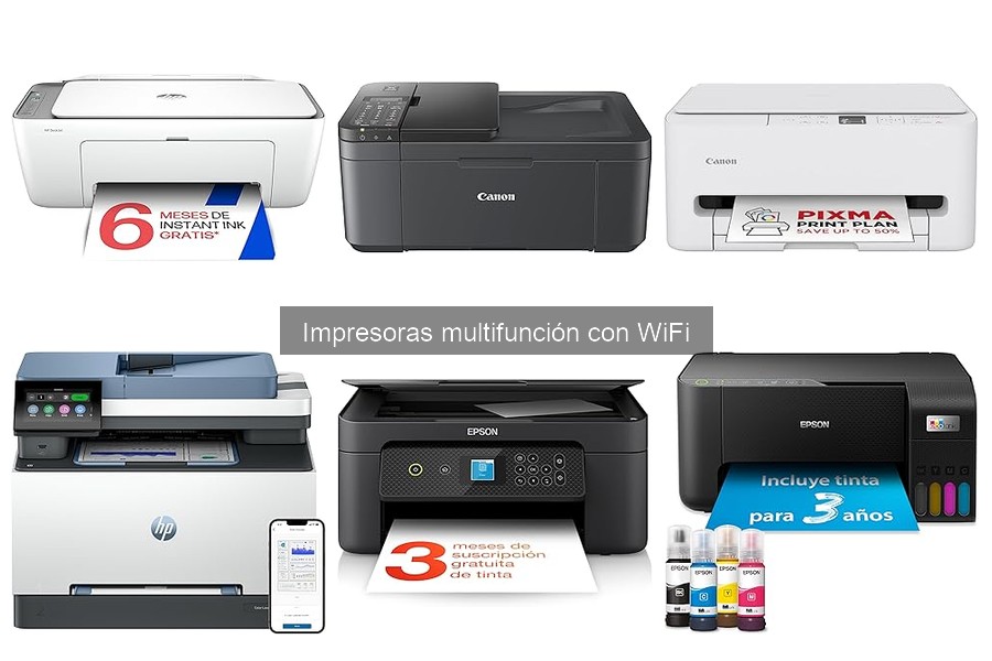 Mejores impresoras multifunción WiFi del 2023 comparativa