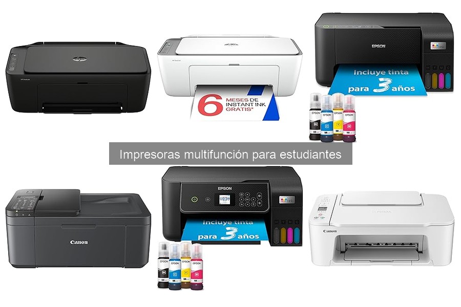 Mejores impresoras multifuncionales para estudiantes en 2023