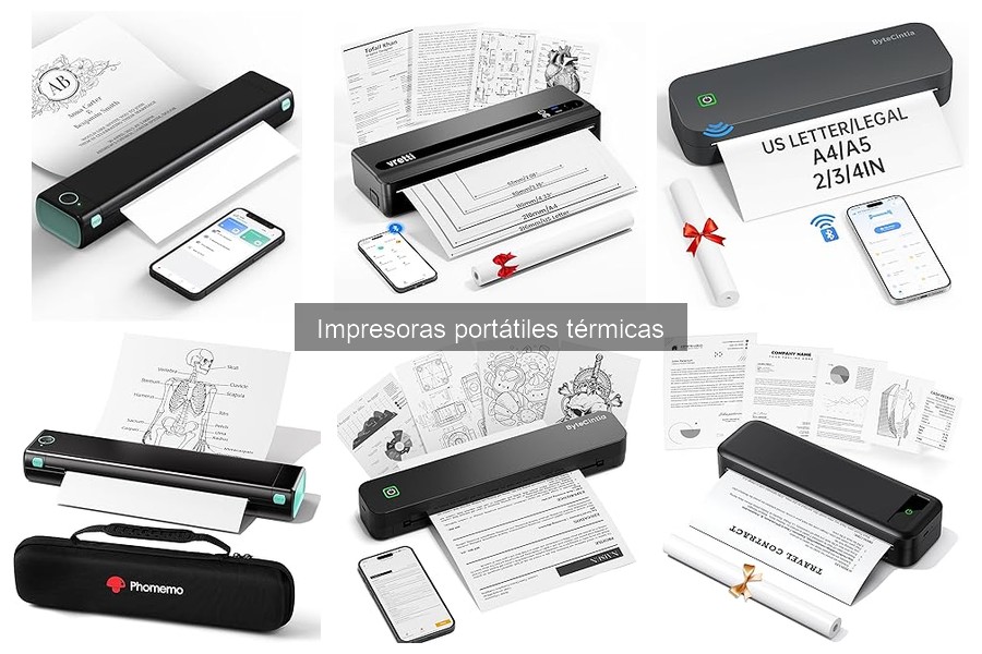 Mejores impresoras térmicas portátiles para eventos