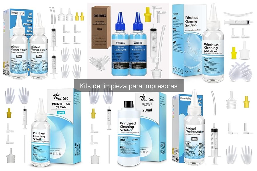 Mejores kits de limpieza para impresoras de inyección de tinta