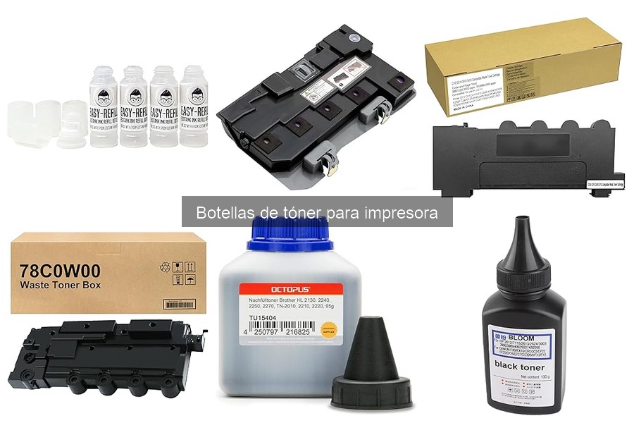 ** Mejores marcas de botellas de tóner 2023: análisis y comparativa