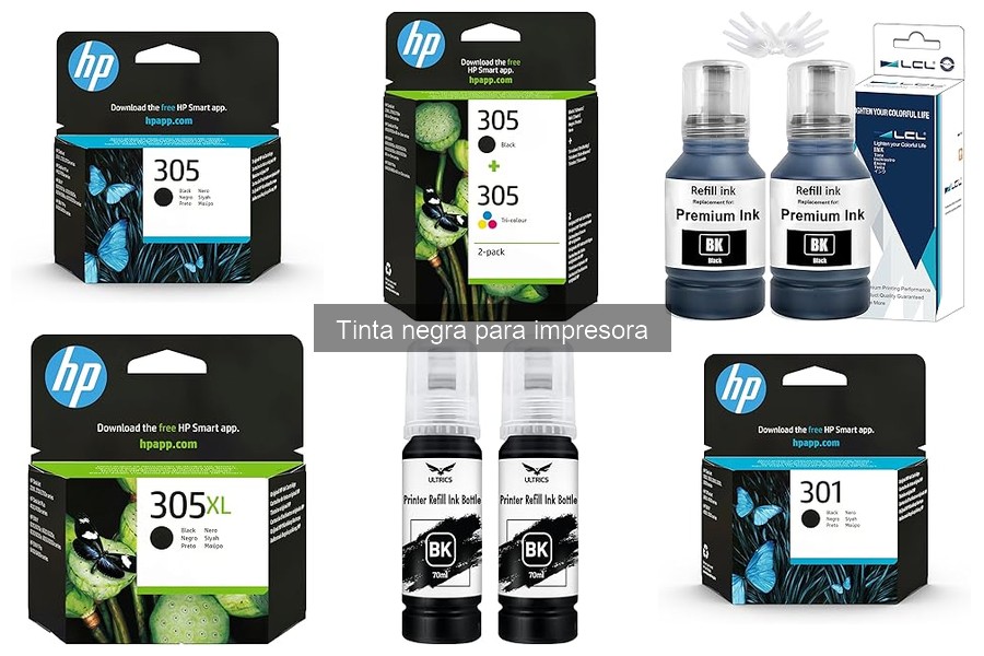 Mejores Ofertas de Tinta Negra para Impresora en 2023