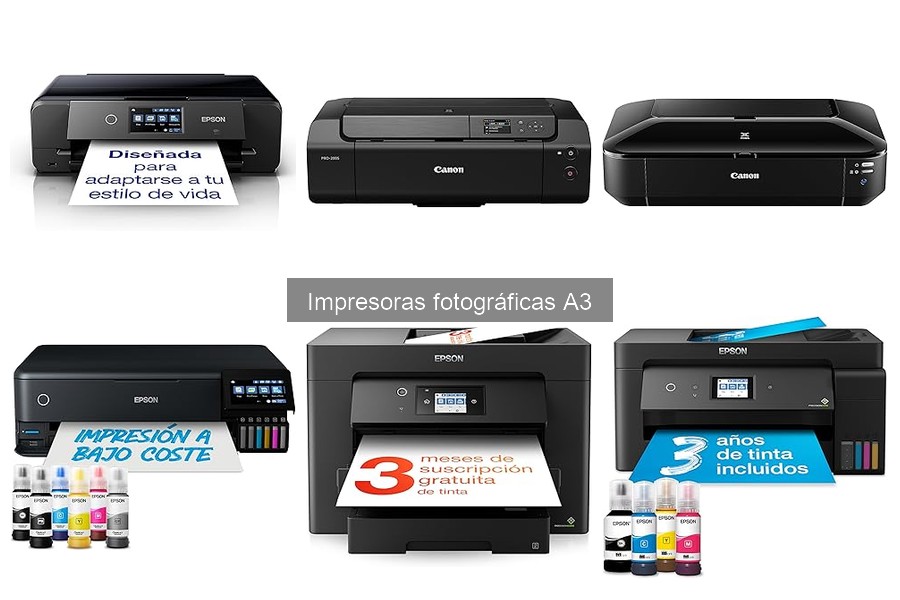 Mejores ofertas y precios de impresoras fotográficas A3